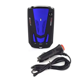 

V7 Car Radar Speedometer English Version Hot Sale V7 LED Display 360 Degree Car Speedometer GPS Radar Detector