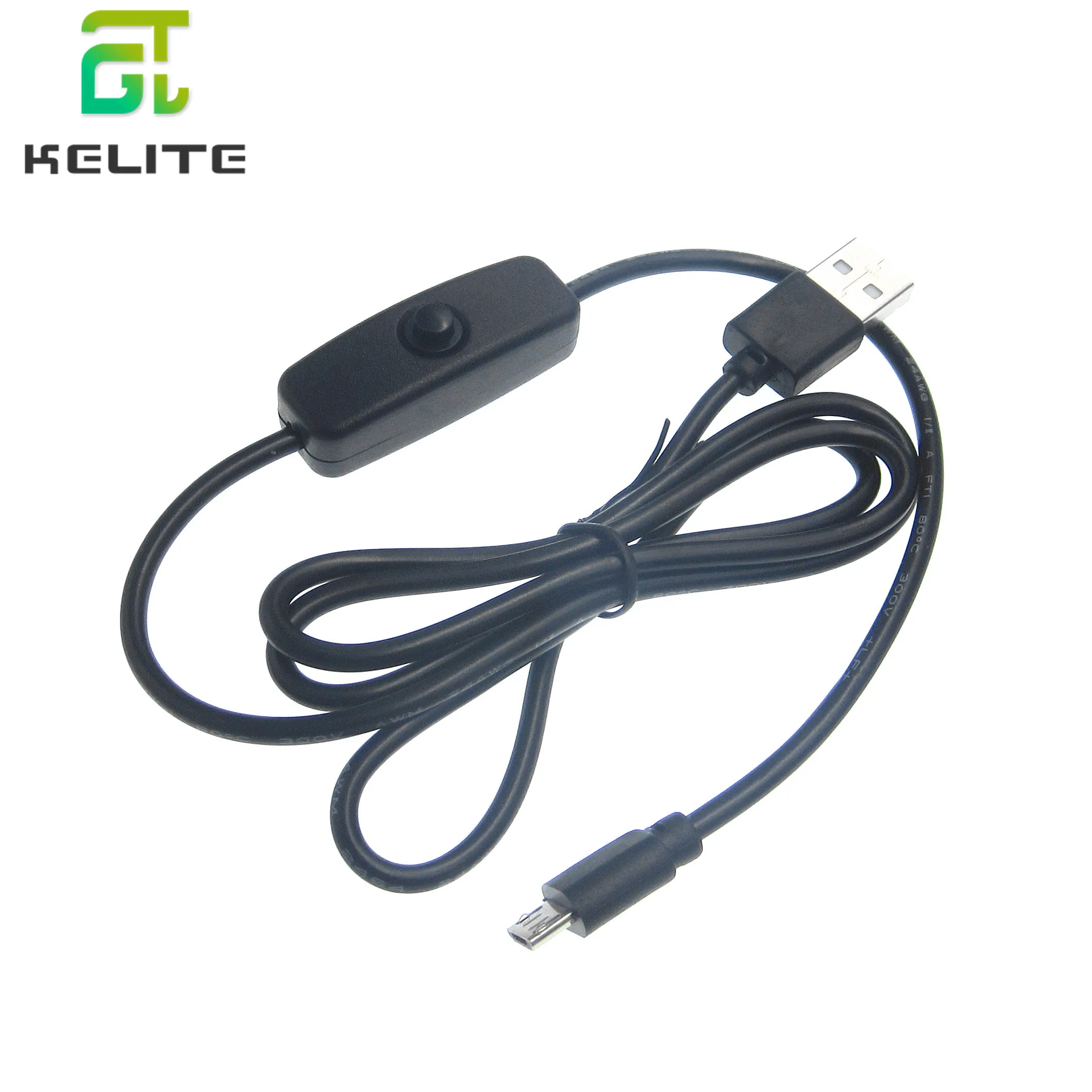 Per Cavo Micro Usb Raspberry Pi 4 Con Interruttore On / Off Cavo Di Alimentazione Da Usb A Cc Per Raspberry Pi 4/B +/Zero W