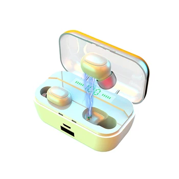 

wireless mini earbuds bluetooth touch stereo tws 5.0 earphones sport headset earphone with Charging case for apple Android phone