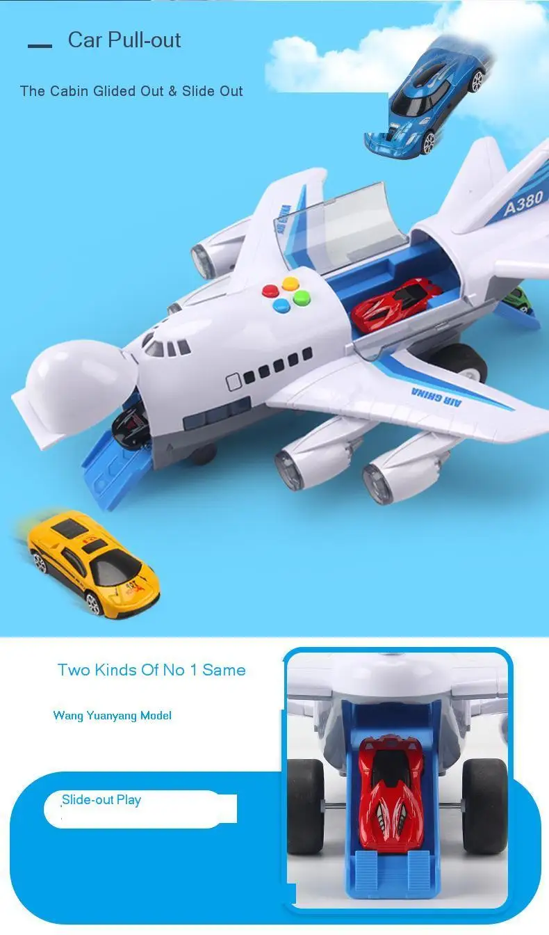 História da Música Avião de Passageiros do Carro Brinquedos para Crianças Inércia Brinquedos Diecast Avião Veículos Simulação Presente & 7 Avião & Veículos Simulação Brinquedos Avião de