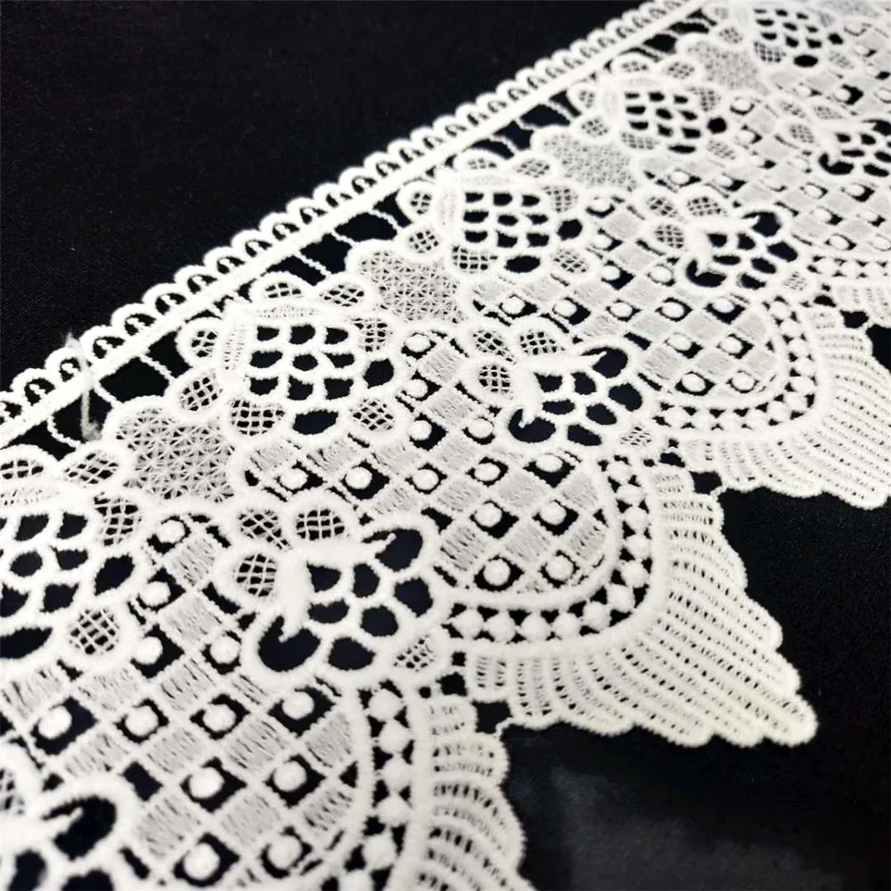 1 Yards Of White Beautiful Sewing Lace Fabric 12 Cm Width Sewing Manual
