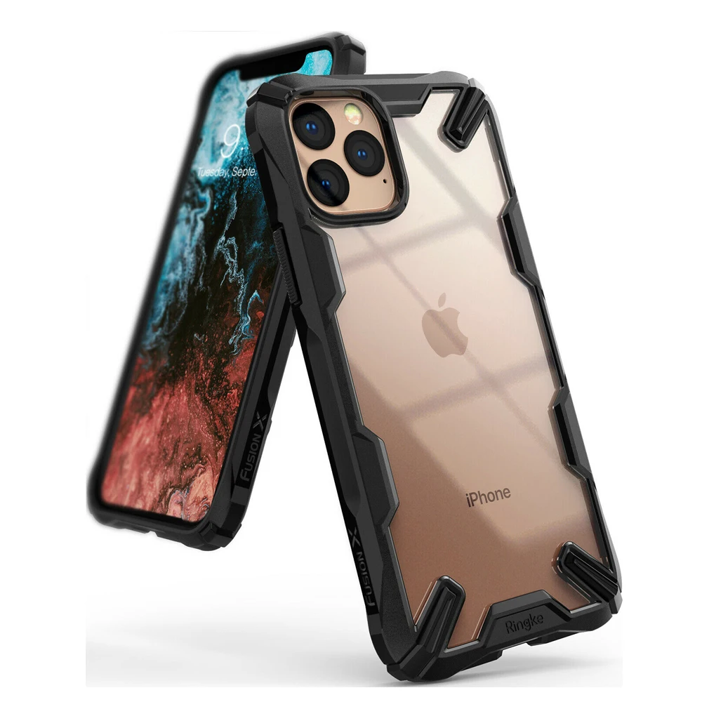 Ringke Fusion X для iPhone 11 Pro Max чехол сверхмощный амортизационный Прозрачный Жесткий ПК