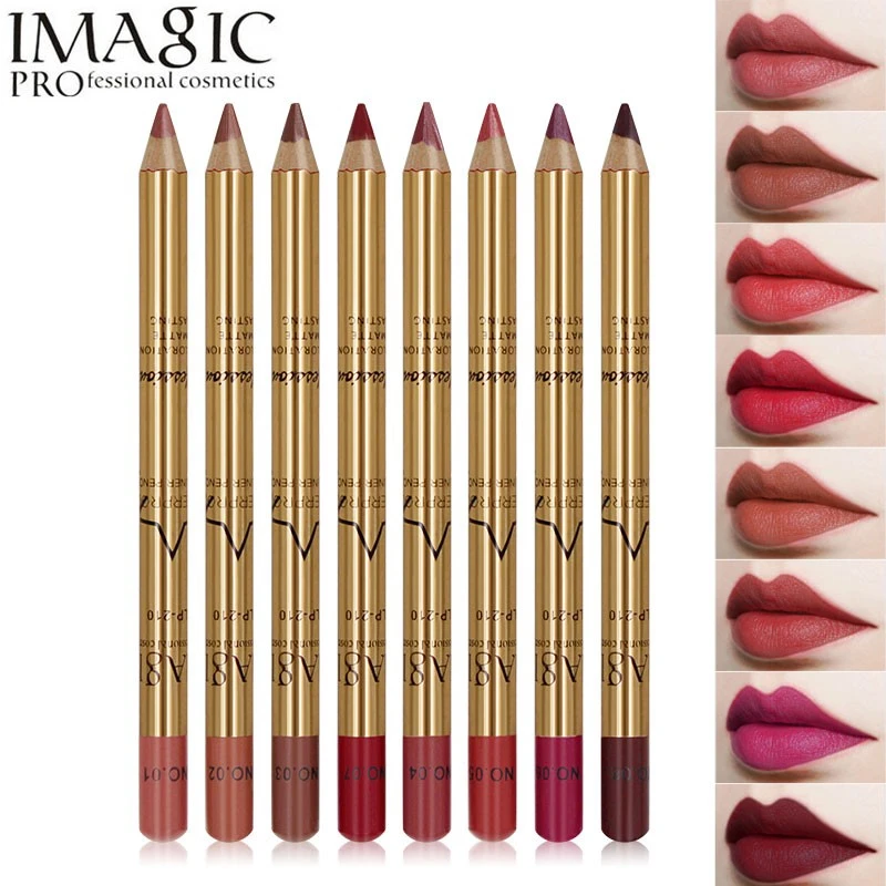 Imagic Lipliner карандаш 1 шт. Мягкая матовая подводка для губ контурная нюдовая помада