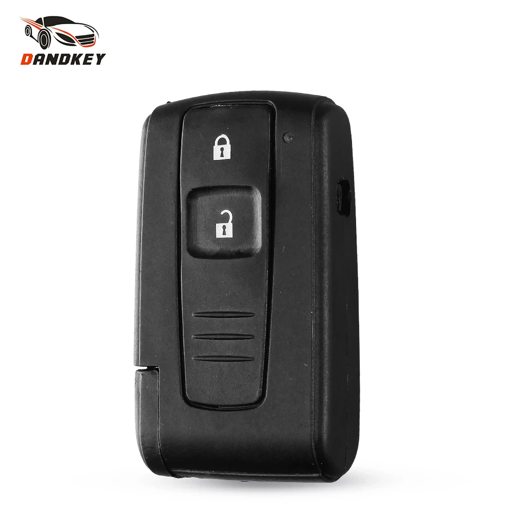 Чехол для ключей DANDKEY с 2 кнопками Toyota PRIUS 2004 2009 COROLLA VERSO Camry сменным лезвием TOY43|Ключ