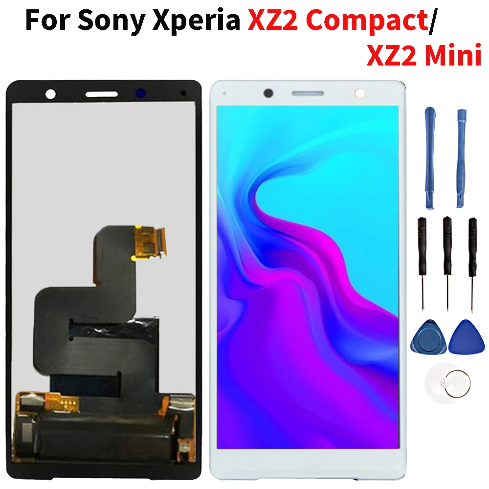 100% протестированный ЖК-дисплей для Sony Xperia XZ2 Компактный сенсорный экран