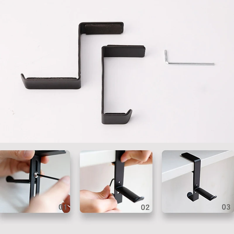 Экономичный складные наушники вешалка для стойки Настольный держатель гарнитура кронштейн для экономии пространства крепление ds99