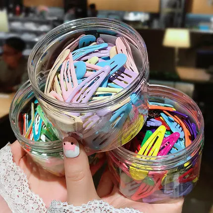 

30pcs children's small hairpin headgear clip hairpin girl candy color hairpin princess baby cute clip broken hair bb clip