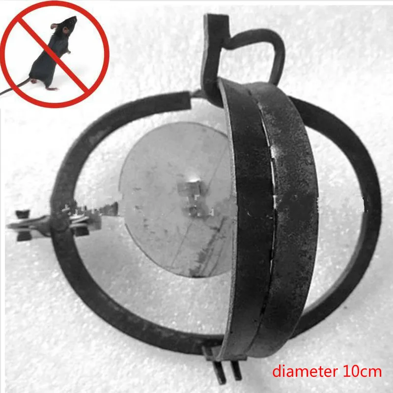 

10 pcs/lot MICE Repeller Trap Killer CATCHER black cat Shackle Spring Pest Control Garden Tools Supplies