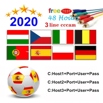 

3lines Spain Cccam Cline For 1 Year Europe Portugal Poland Germany Sweden CCCAM Server For DVB S2 KEY Satellite Receiver GTMEDIA