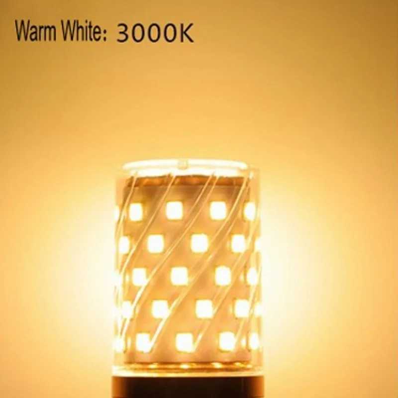 LED E14 E27 10W 15W 20W SMD2835 Lampadina Della canela del AC220V 240V Risparmio Energetico Caldo/Bianco freddo LED Del Cereale