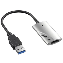 Carte d'acquisition d'enregistrement vidéo 4K 1080P, HDMI, adaptateur de Type C, Compatible avec usb 3.0, pour Streaming en direct