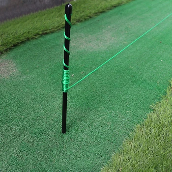 

Fiberglass Scores Solid Easy Fix Professional Direction Practice String Peg Golf Alignment Stick Training Aids Accessories