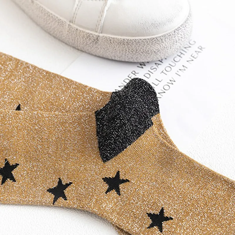 Harajuku Letter Print Breathable Elastic Ankle Socks Autumn Winter Women Men Funny Warm Socks