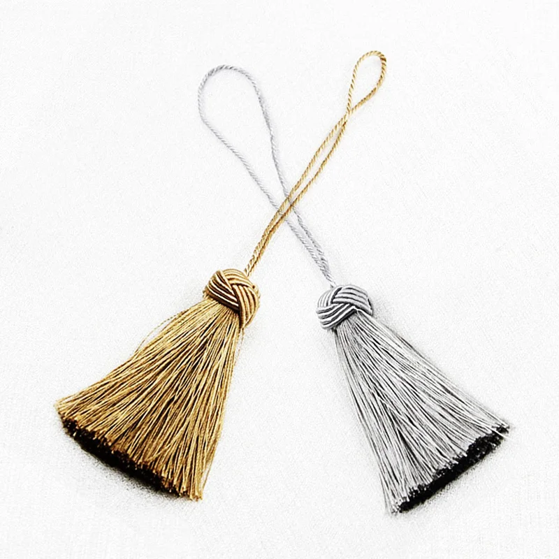 Tassel Fringe Tassel Decoration Tassel Accessories Tassel Trim Mini Tassels 2Pcs/Lots Fluffy Cotton Tassel Hanging Rope Tassel for Sewing Clothing Curtain Fringe Home Decoration Craft Room Accessories