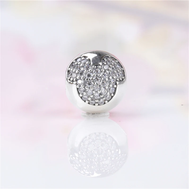 S925 SILVER PAN home location button Europe and the United States my new mouse fixed clip diss male | Украшения и аксессуары