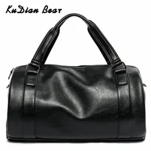KUDIAN BEAR Bucket, мужские дорожные сумки, сумка из искусственной кожи, мужские спортивные сумки, водонепроницаемые сумки через плечо, Bolsa BIX322 PM49