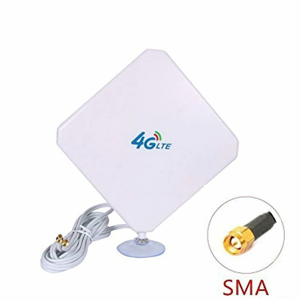 

35DBI 4G Indoor Antenna Mountains Wifi Router LTE External Plug And Play Home Desktop Dual Mimo Signal Amplifier Connector Cable