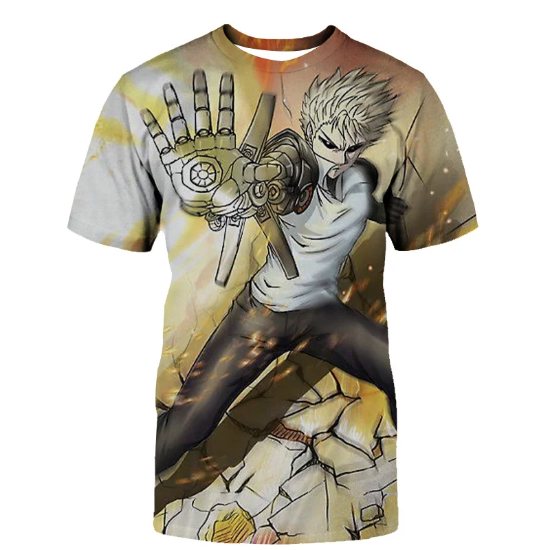 Anime One Punch Man 3D T Shirt Women Men Boys Girls Summer Short Sleeve  Funny Tshirt Graphic Tees Saitama Oppai Cosplay 