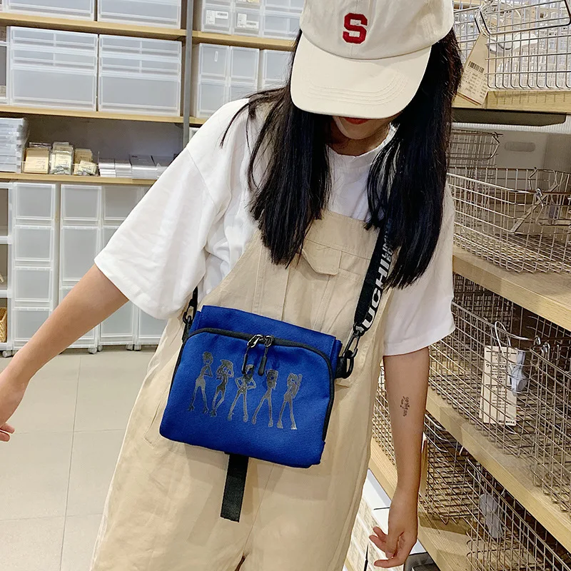 Милая Холщовая Сумка Stickman Женская Повседневная простая сумка через плечо уличная veritile модная шикарная широкополосная сумка через плечо