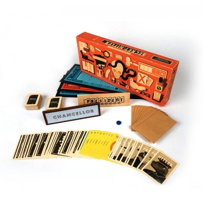 

Secret Hitlers Board Games Hidden Roles Game A Social Card Board Game Play with Friends and Family Toys Gift For Children