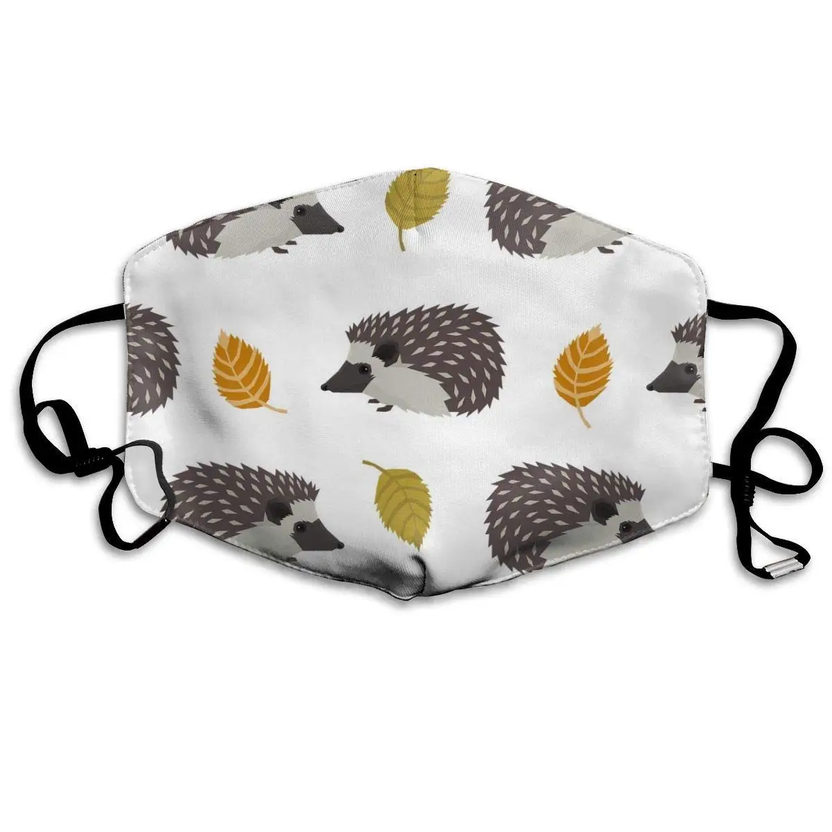 

Hedgehog Dust Mask, Reusable Washable Mouth Masks, Adjustable Warm Face Mask Unique Cover Filters Blocking Pollen Pollution