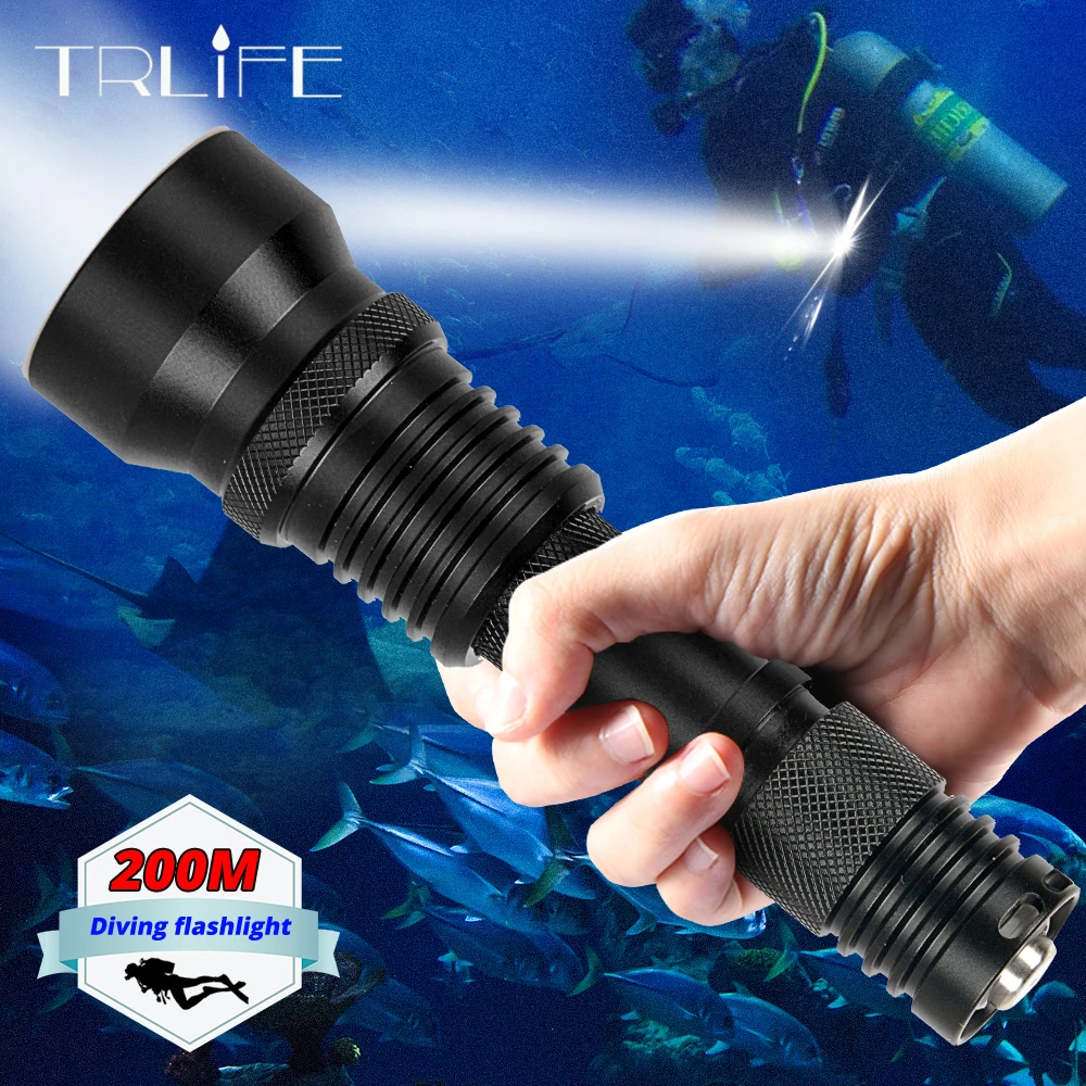 Подводный светодиодный светильник подводной лодки Scuba L2 лм подводный фонарь Divi