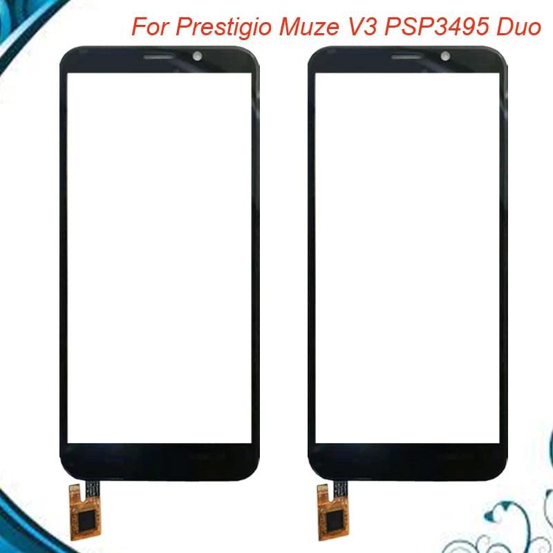 

4.95inch Touchscreen For Prestigio Wize Q3 Muze V3 PSP3495duo PSP3495 duo PSP3495 PSP 3495 digitizer panel
