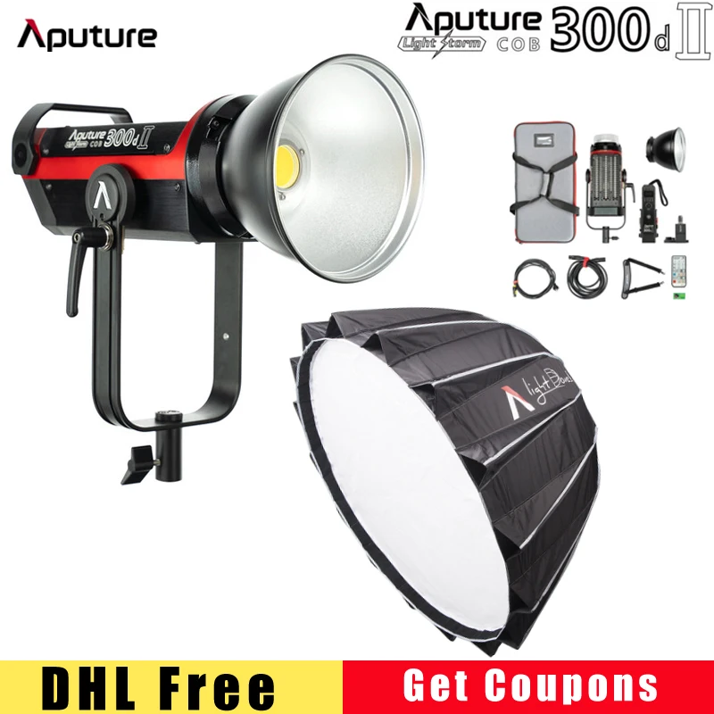 Aputure LS C300d 2 300d II светодиодный видео светильник COB 5500K фонарь софтбокс модификатор