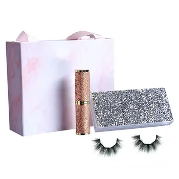 

Cosmetic Party Travel Gift Long Lasting False Eyelashes Liquid Eyeliner Set Magnetic Makeup Waterproof Easy Use Extension 3D