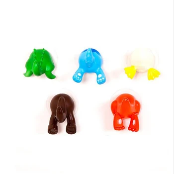 

1PC Cute Cartoon Animal Tail Rubber Sucker Hooks Key Towel Hanger Wall Holder Hook Home Office Use 6 Colors