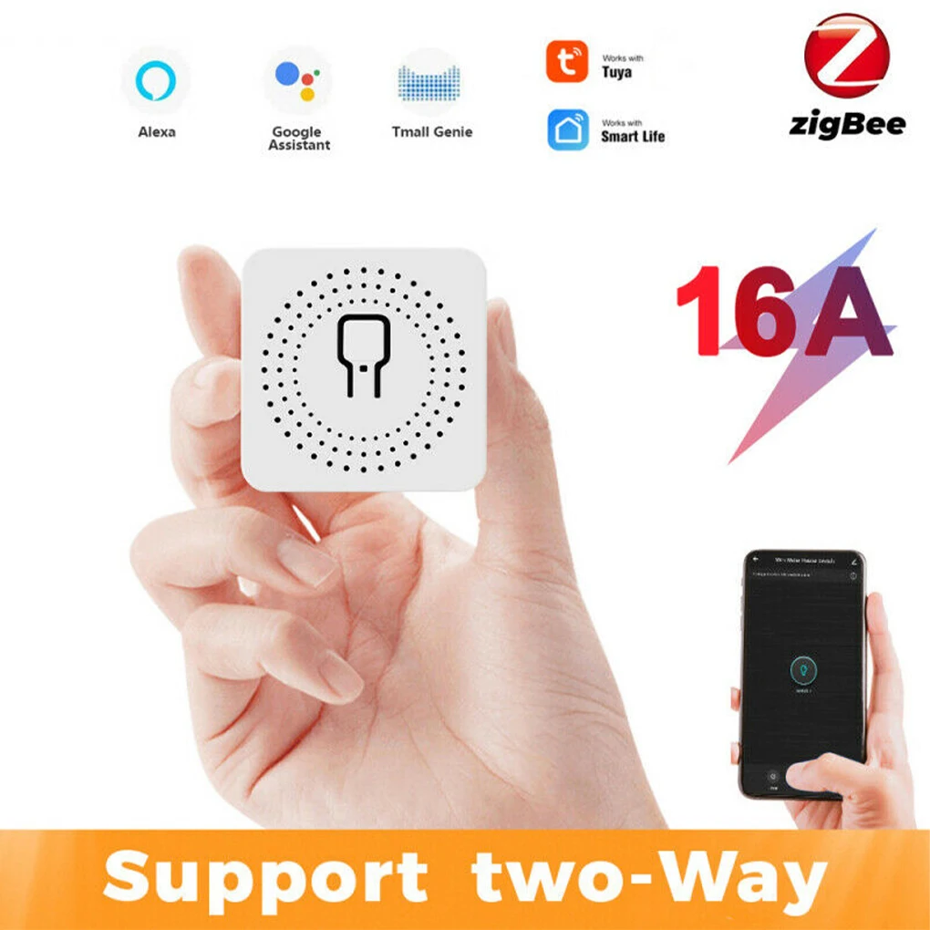 Zigbee Switch Mini Zigbee 3.0 Smart Switch Two Way Wireless Switch APP