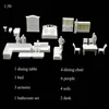 26pcs/lot 1:50 Scale Modeling Simulation ABS Indoor Toys DIY Architecture Building Materials for Diorama 2