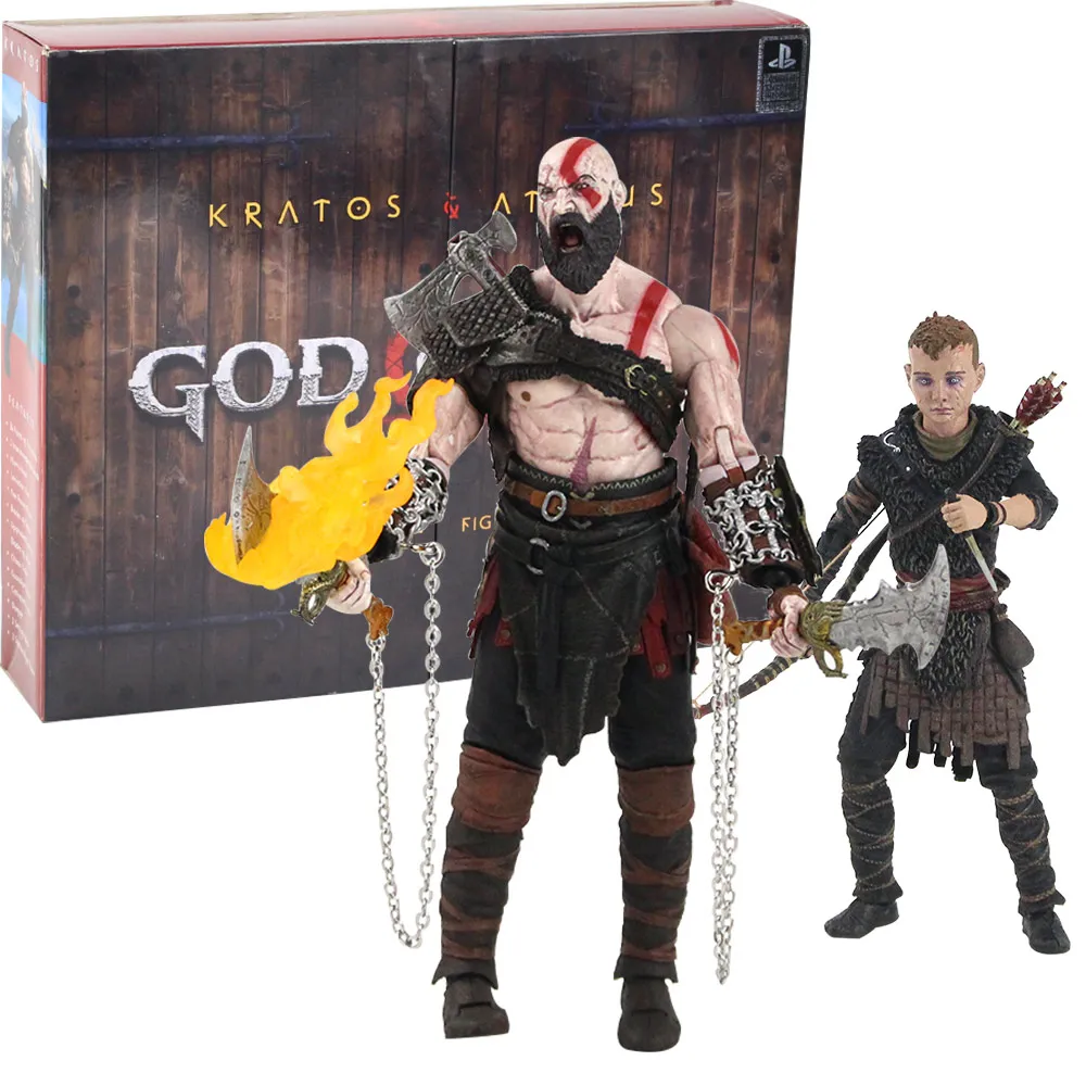 REOZIGN Ragnarok Figure, 20cm/7.9inch Kratos Father and Son Anime Character  Figures Model Collection Decorations Crafts Toy for Anime Fan