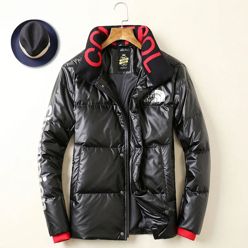 Зимний стиль мужской короткий пуховик мужское теплое пальто K8817 380 серебро