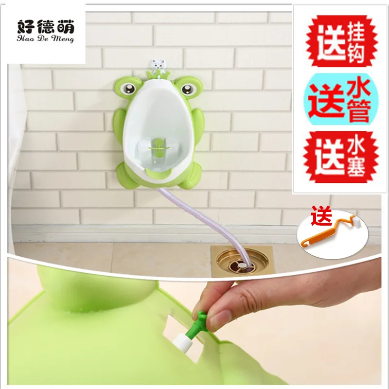 

Good German Adorable Male Baby Hanging Urinal Macaroon Color Children Urinal Portable Multi-functional Urinal
