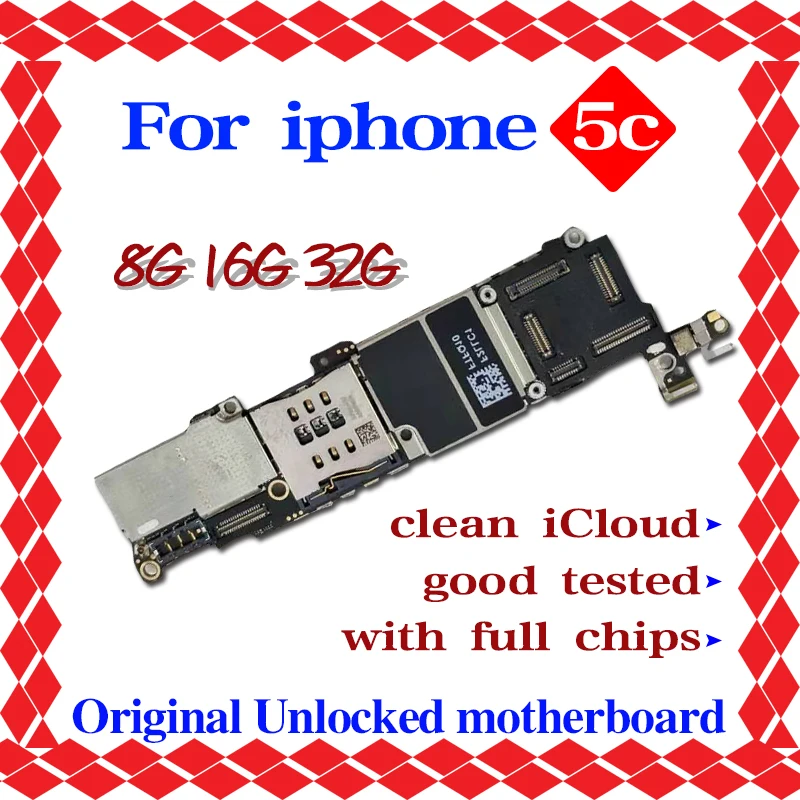 Заводская Разблокировка для iphone 5C материнская плата с системой IOS 100%