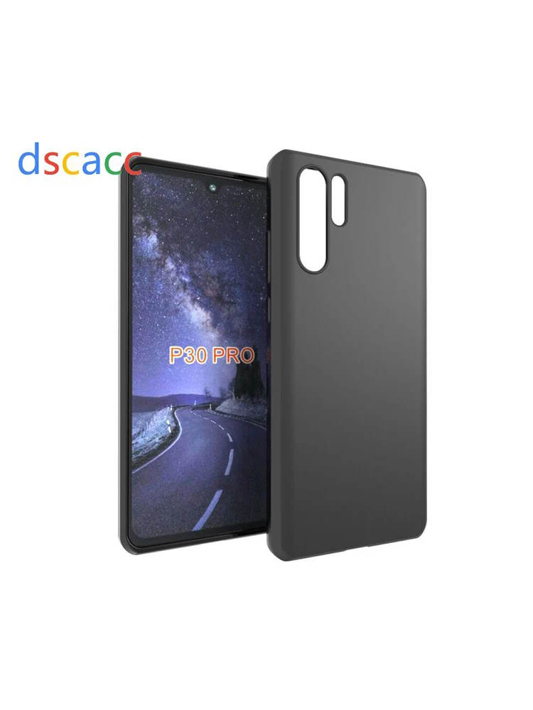 DSCACC Матовый ТПУ чехол для huawei P Smart Honor 10 Lite View 20 Note 10 Enjoy 9 Y7 NOVA 4 Lite P30 PRO mate 20X100 шт - Цвет: Черный