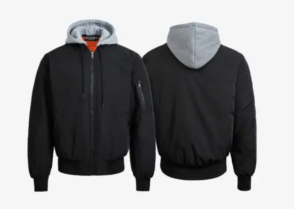 Xiaomi Горячая хлопковая теплая куртка для хранения, впитывающая инфракрасное тепло, мужская и женская куртка, съемная нагревательная ткань hatSmart - Цвет: black M