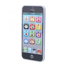 Детский умный сенсорный экран, мобильный телефон, светодиодный, для детей, английский язык, обучающая машина, музыкальная подсветка, телефон, игрушка для раннего ребенка, Chrismtas