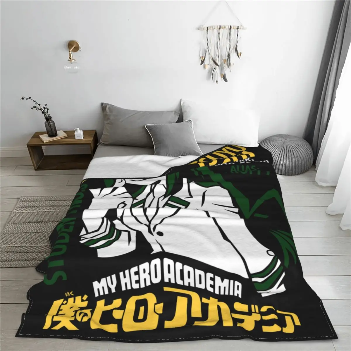 My Hero Academia Boku No Hero Academia Froppy ���� ��� ���� ħ�� ����� �� ����ִ� ������ ��� 125*100cm ħ�뺸