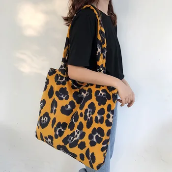 

Canvas Leopard Fashion Crossbody Bags for Women Girls Large Capacity Casual Shoulder Bag Ladies Totes bolsa feminina Handbag
