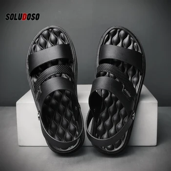 

Summer Beach Shoes Men's Sandal 2020 Outdoor Flip Folps Sneakers Men Sandals Shoes Soft Bottom Male Roman Sandalias Hombre