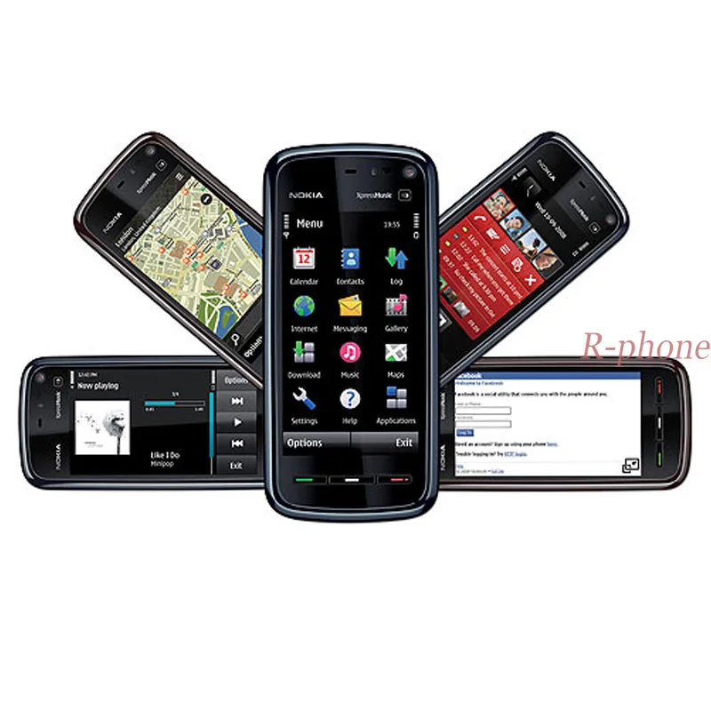 Смартфон Nokia 100% Xpress Music 5800 обновленный оригинальный разблокированный 3G Wi Fi