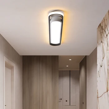 

Modern Led Ceiling Lights For Bedroom Study Room Balcony corridor led ceiling light white+black surface mounted Ceiling Lamp
