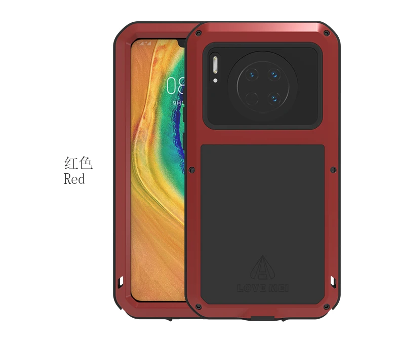 Водонепроницаемый ударопрочный грязеотталкивающий чехол для huawei mate 30 Pro mate 30 5G, защитный чехол для телефона - Цвет: Red