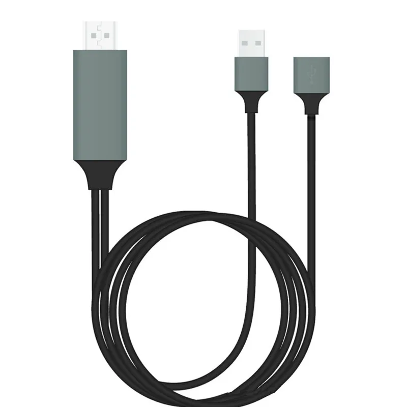 HDMI Digital Cable USB 2.0 Male and Female HD 1080P Video Converter Code for iPhone tv Smartphone Android Phones