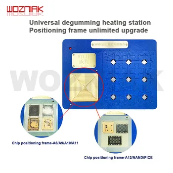 

WYLIE K88 Universal NAND PICE Removal Glue Constant Temperature IC Platform for A8 A9 A10 A11 A12 Chip Preheating Repair Fixture