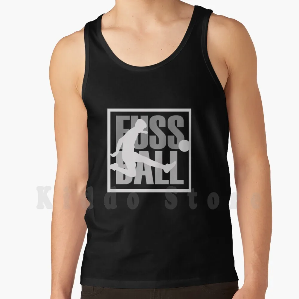 Fu? Ballspieler Geschenk Sport Wm Fussball Fu? Canottiere A Sfera Gilet 100% Cotone Calcio Europeo Mondo Europeo Amatoriale