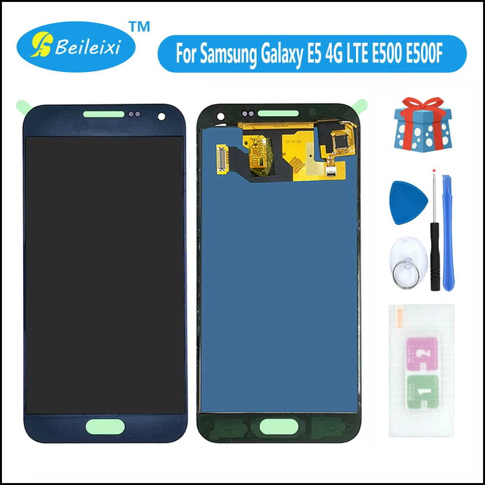 ЖК-дисплей с дигитайзером и сенсорной панелью в сборе для Samsung Galaxy E5 4G LTE E500 E500F E500H