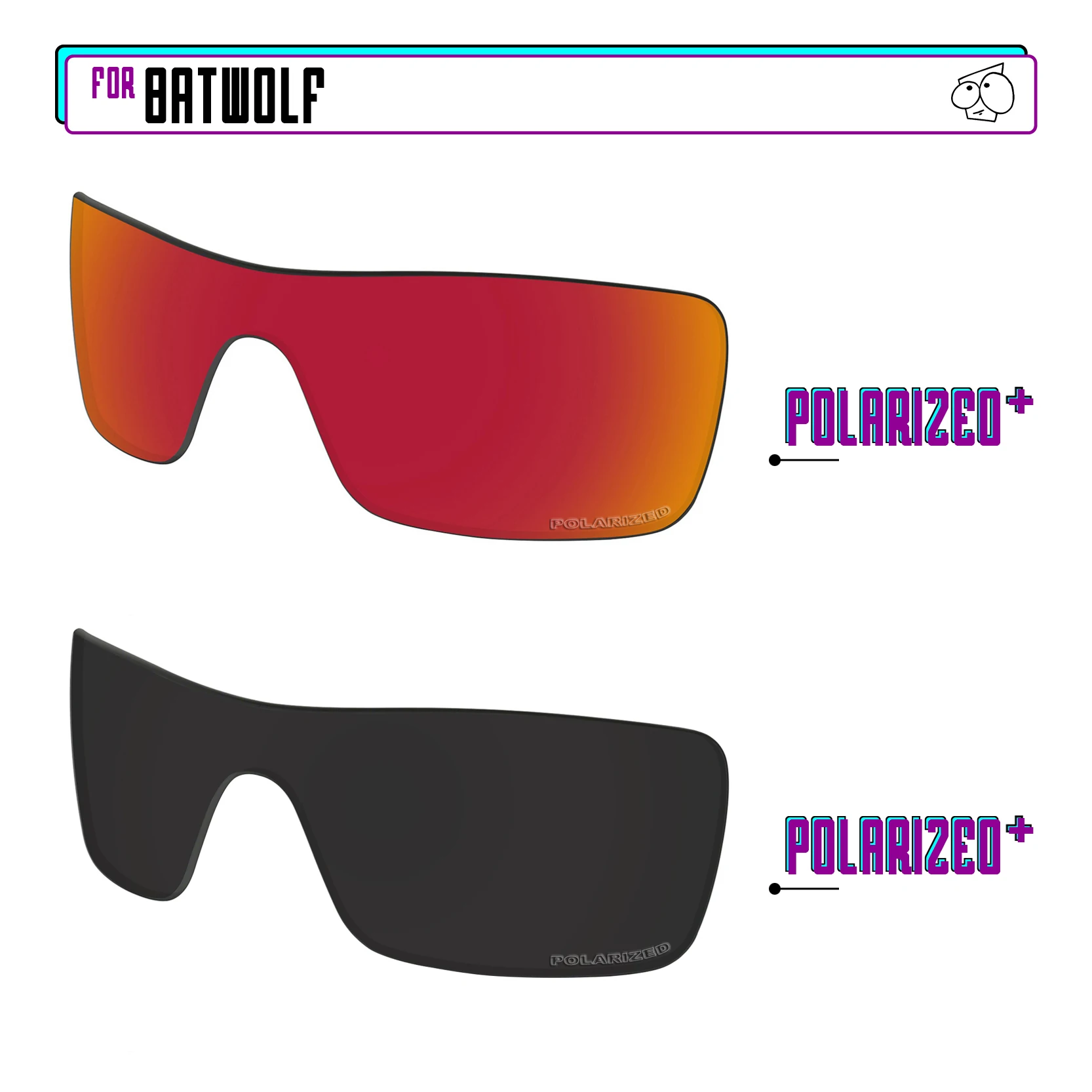 EZReplace Premium Polarized Sunglass Lenses - Multiple Options Available